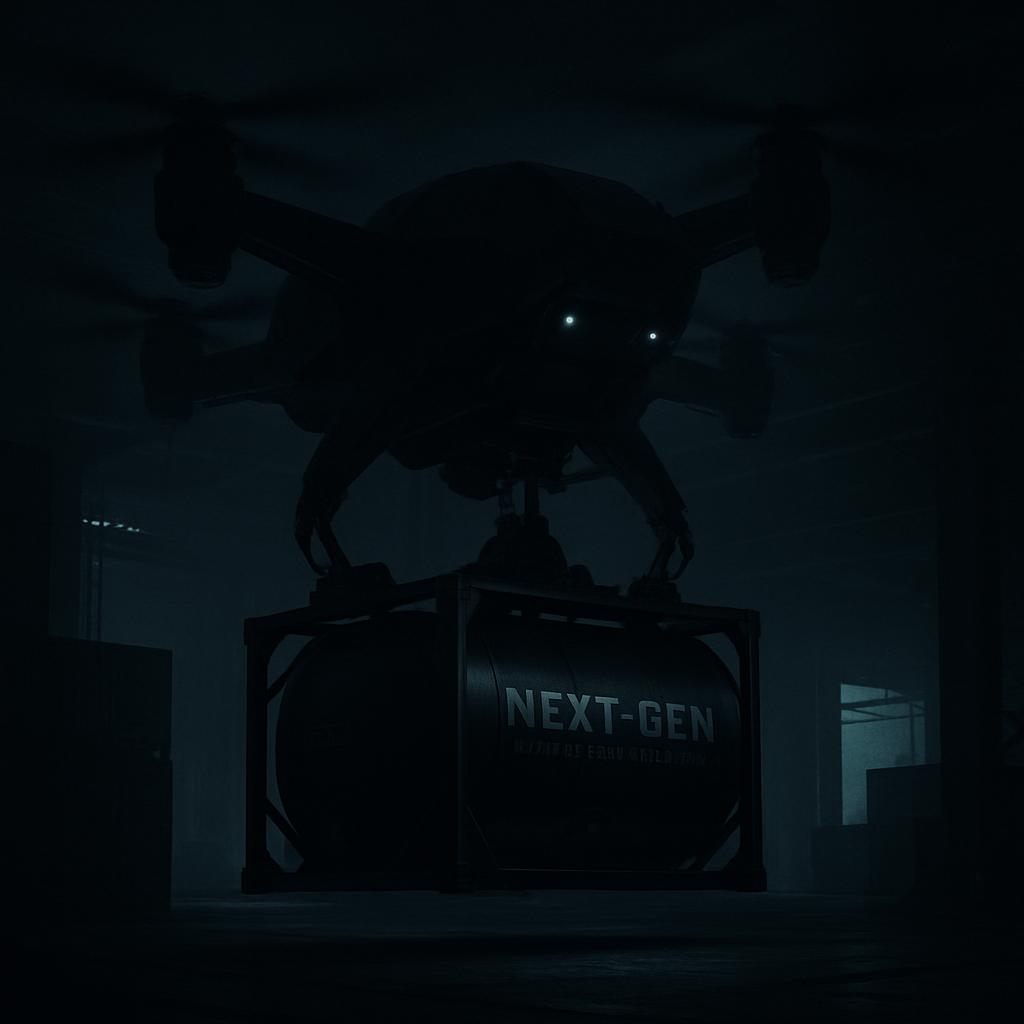 Drone in the dark,with "Next-Gen" described, no other details visible.